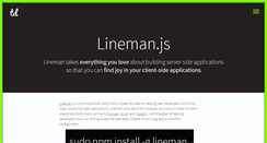 Desktop Screenshot of linemanjs.com