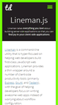 Mobile Screenshot of linemanjs.com